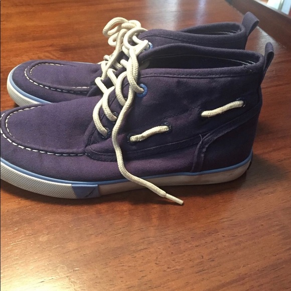 ***SOLD***Navy Nautica shoes size 1Y. - Picture 2 of 4